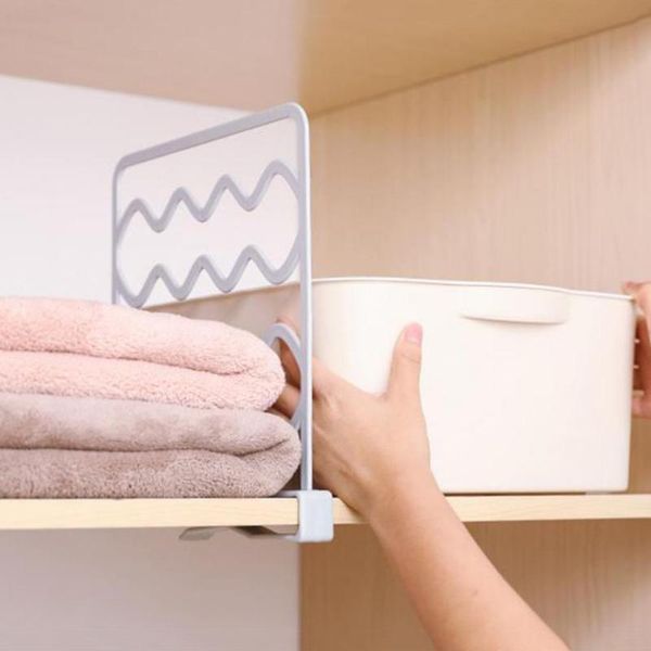 

hooks & rails closet self dividers wardrobe partition shelves divider clothes wire shelving deskbaffle storage organizer household decor