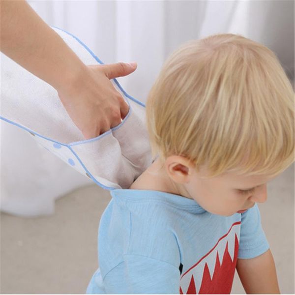 

towels & robes 1 pcs cartoon print infant absorb back towel perspiration wipes reusable 5 styles cotton gauze baby wipe sweat