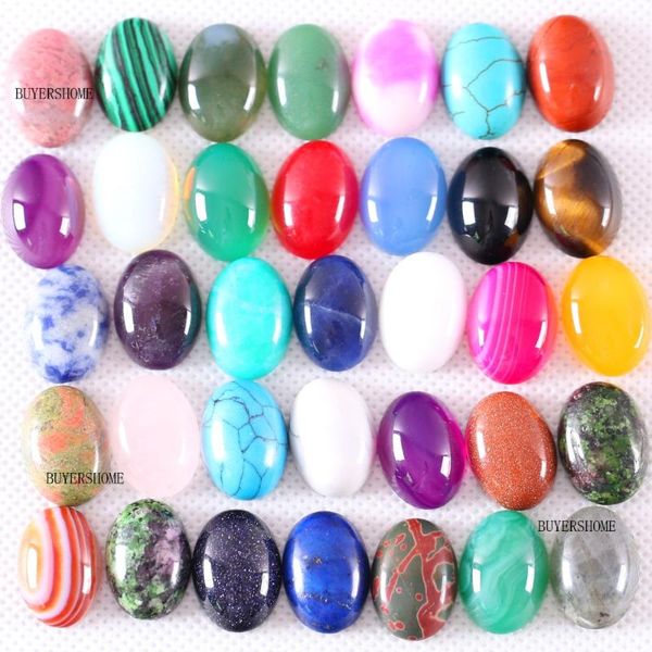 

other oval 13x18mm natural stone beads rhodonite lapis crystal howlite onyx zoisite amazonite sodalite cab cabochon 10pcs