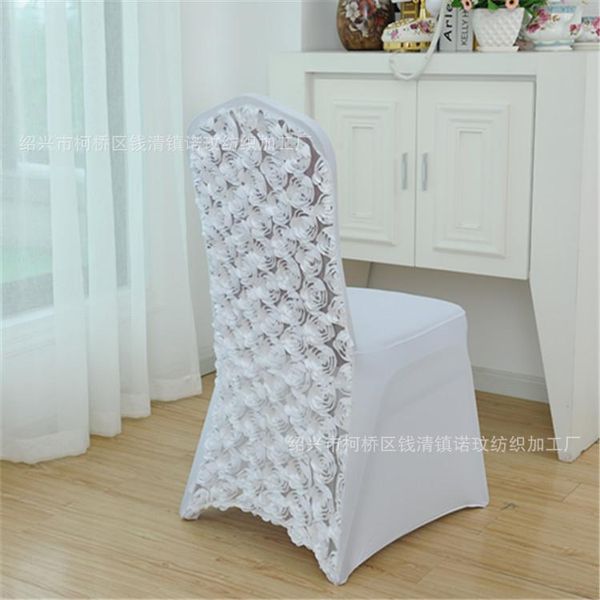

rose elastic chair cover wedding el dribbling embroidered flower covers