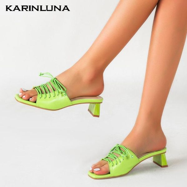 

dress shoes karin 2021 arrivals large size 43 women mules sandals square toe strange style heels pumps summer casual woman, Black