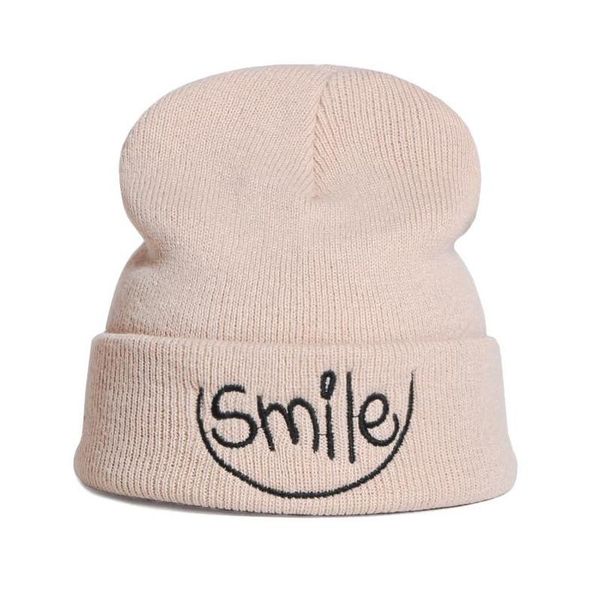 

caps & hats outdoor autumn winter smile knitted baby hat girls boys beanies crochet children warm cap, Yellow