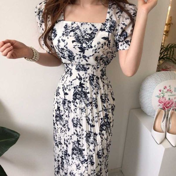 

women boho floral print vintage dresses female summer holiday casual dress vestidos 210529, Black;gray
