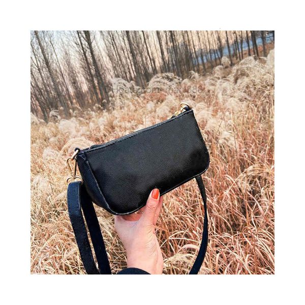 

lady handbags pochette bag chain crossbody fashion small shoulder bags purse multi color straps polychromatic classic
