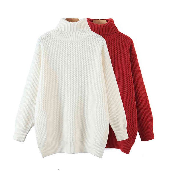 

tank women autumn knitted neck long sweater upper mesh, White