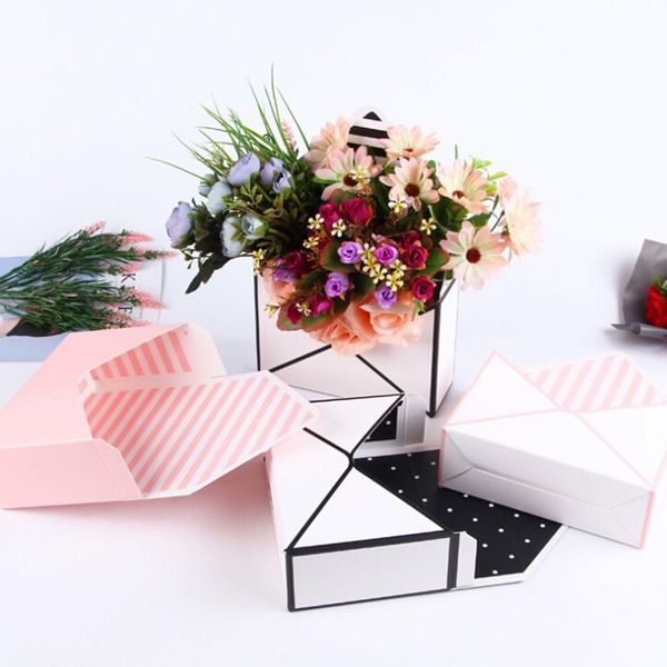 

gift wrap 6pcs creative hand-folded folded envelope flower box for bridal shower decoration valentines day crafts