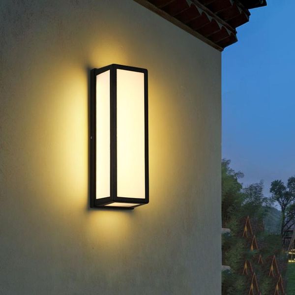 

outdoor wall lamps thrisdar pir motion sensor waterproof 18w 30w aisle balcony porch light bathroom toilet moisture