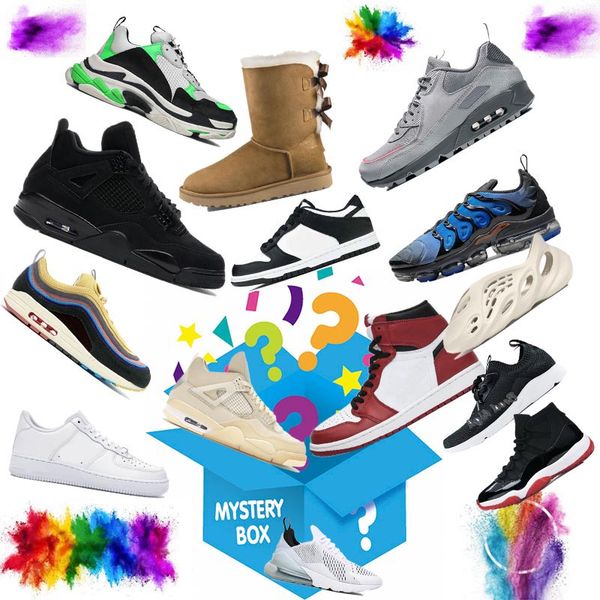 

surprise lucky mystery box 100% triple s basketball shoes 1s 4s 13s running tn plus 270 novelty christmas gifts black friday most popular hi