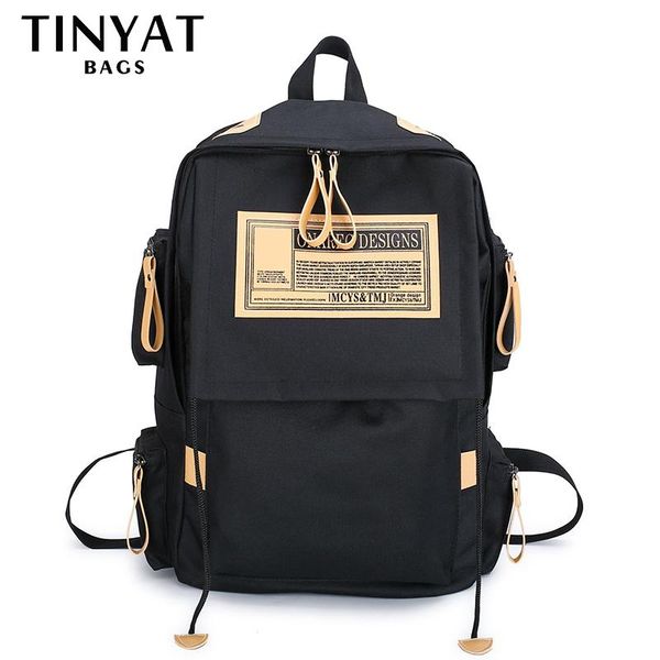 

backpack tinyat large for young fashion 15 inch lapcollege student bag men women mochila 7 pocket