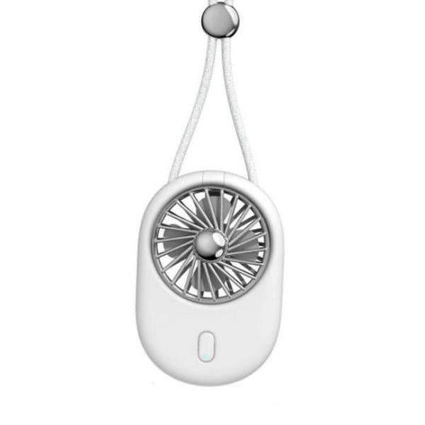 

electric fans summer neck hanging portable mini fan folding handheld cord usb charge cooler air table