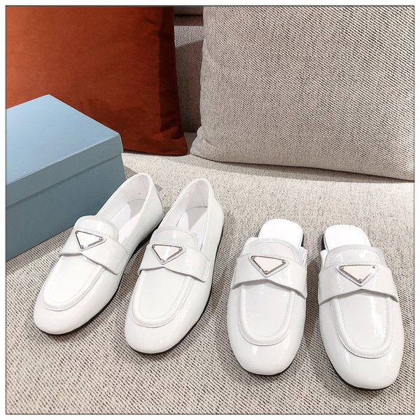 

luxury designer women sandals with original box dust bag shoes slides spring summer wide flat sandals slipper size 35-40, Black