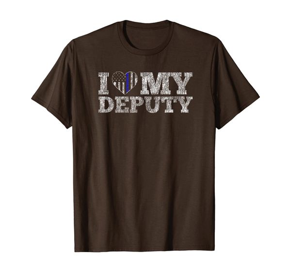 

Vintage Retro Love my Deputy Sheriff Wife T-Shirt, Mainly pictures
