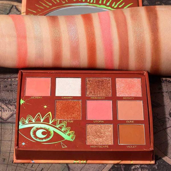 

matte shimmer eyeshadow palette long-lasting waterproof smudge-proof colorfast easy to color eye shadow wholesale1