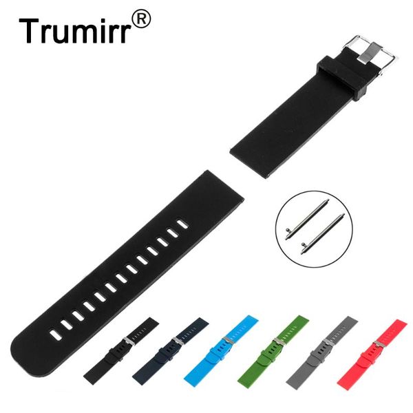 

watch bands quick release pin watchband 17mm 18mm 19mm 20mm 21mm 22mm universal silicone rubber band strap resin bracelet, Black;brown