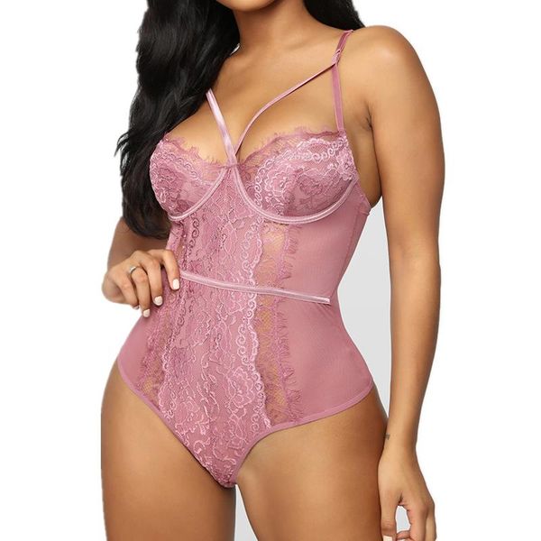 

women's jumpsuits & rompers comeonlover women bodysuit eyelash lace splice womens jumpsuit plus size xxxl 5xl black bodysuits re80875, Black;white