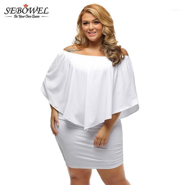 

women spring dresses off the shoulder solid dressing plus size multicolor black mini work dress1, Black;gray