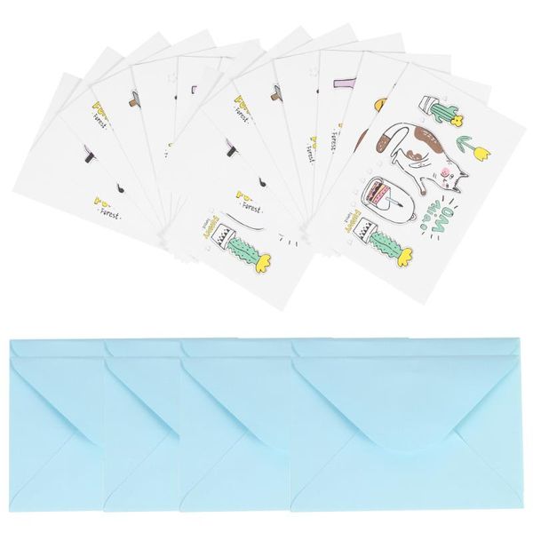 

greeting cards 16pcs 3d birthday with 16 envelops creative exquisite