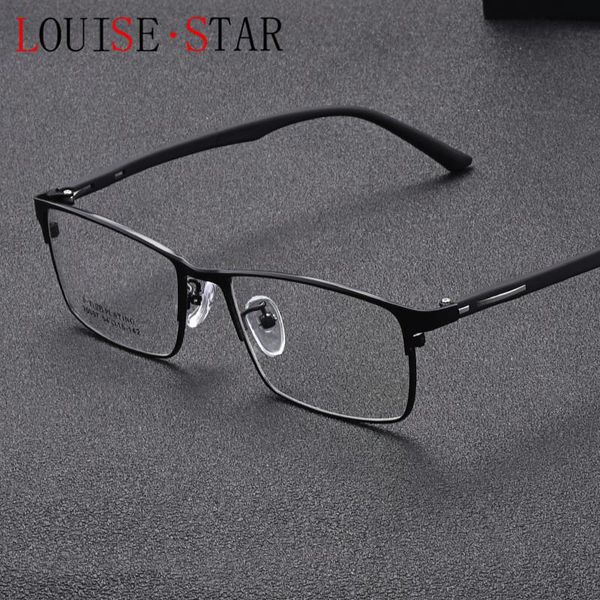 

fashion sunglasses frames 2021 ultra-light tr finished optical mirror men's business full-frame myopia digital progressive reading glas, Black