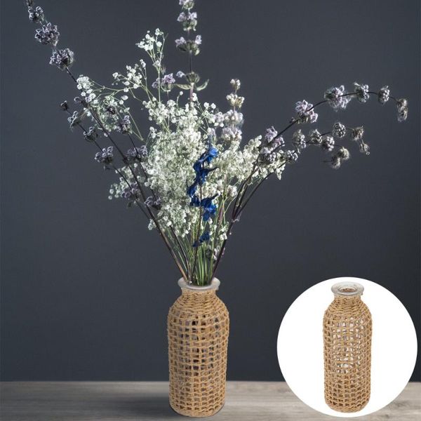

vases 1pc creative glass vase decoration deskflower for decor (light brown)