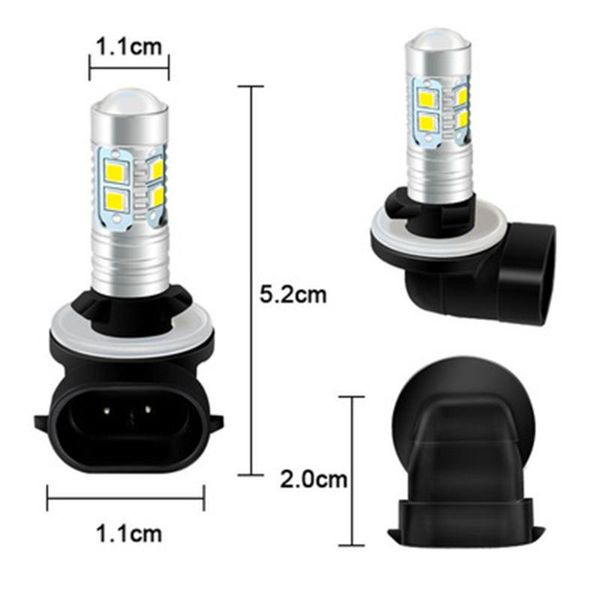 

led bulbs accessories automotive 2pcs/kit 50w drive fog lamp emergency lights