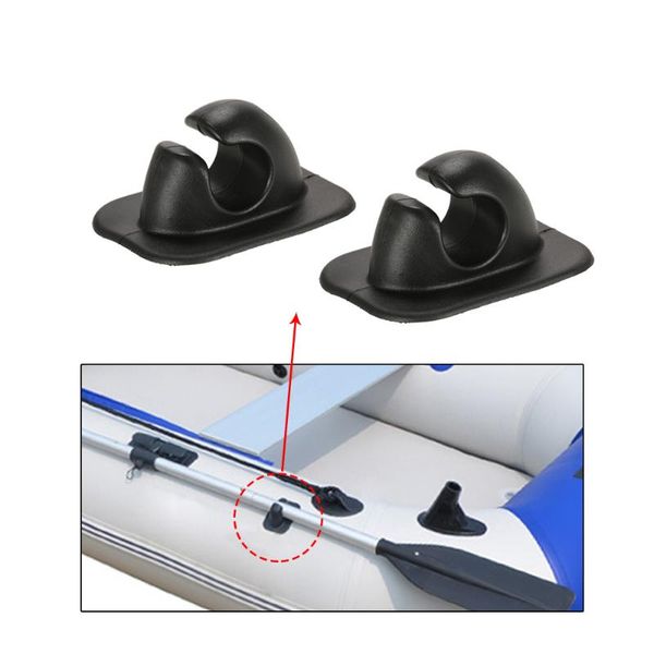 

2pcs paddle clips oar rowing pole holder mount patch for inflatable boat dinghy kayaks accessories rafts/inflatable boats