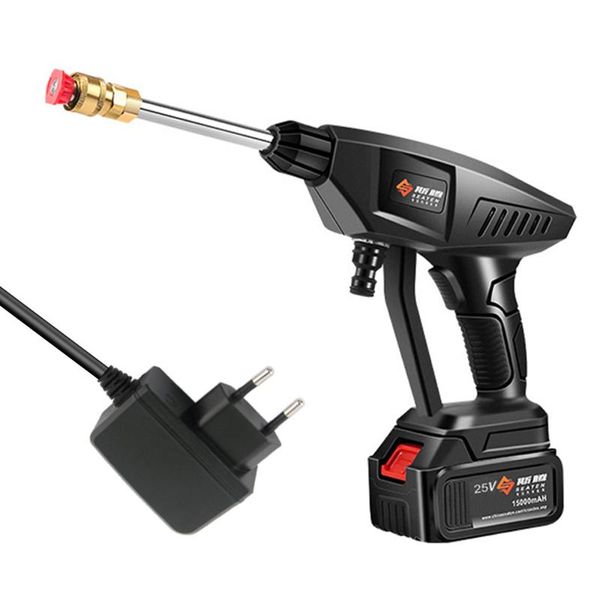 

cordless 30bar high pressure car wash tool portable vehicle household cleaning machine automobile washer with foam generator watering equipm