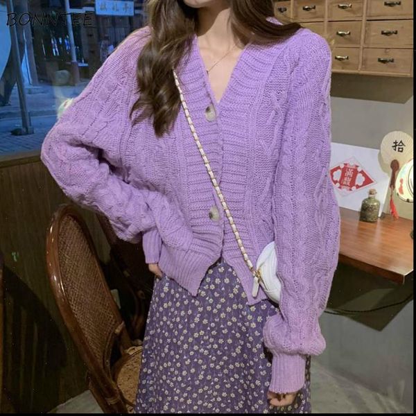 

womens sweaters cardigan women selling solid purple jumper knitted sweater loose chic charm soft outerwear ulzzang, White;black