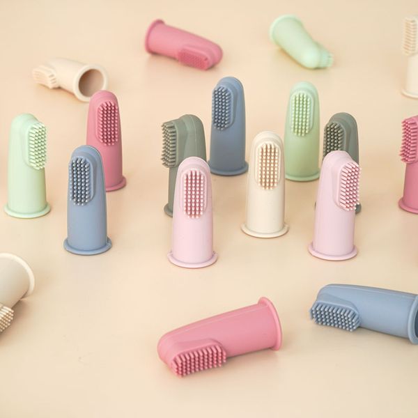 

baby teether childrens products finger food grade silicone toothbrush toys toothbrush head for babies new born baby items gift