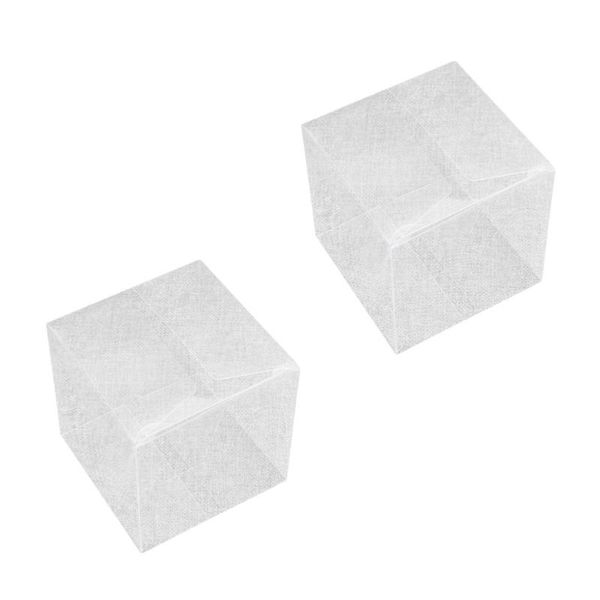 

10pcs transparent single macarons storage boxes candy packing box party supplies for chocolate cookies donut gift wrap