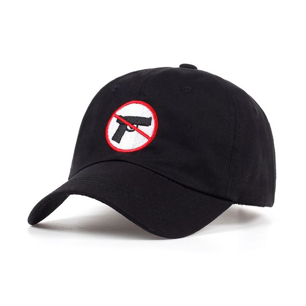 

no gun embroidery men's and women's baseball hat bboy duck tongue tide brand hat lady, Black;white