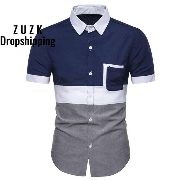 

men short sleeves blouse summer fashion men's casual man shirt mens sleeve shirts tee -3xl, White;black