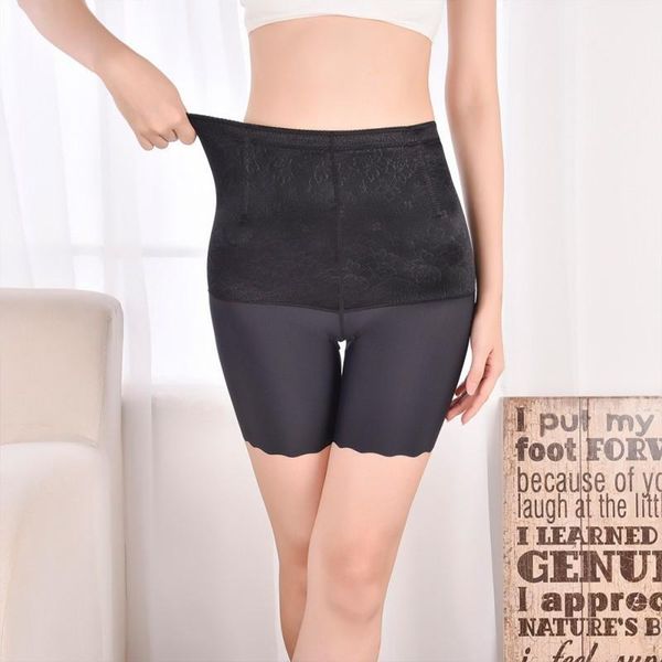 

women's shapers seamless high waist women panties ladies stretch underpants body shaping pants, Black;white