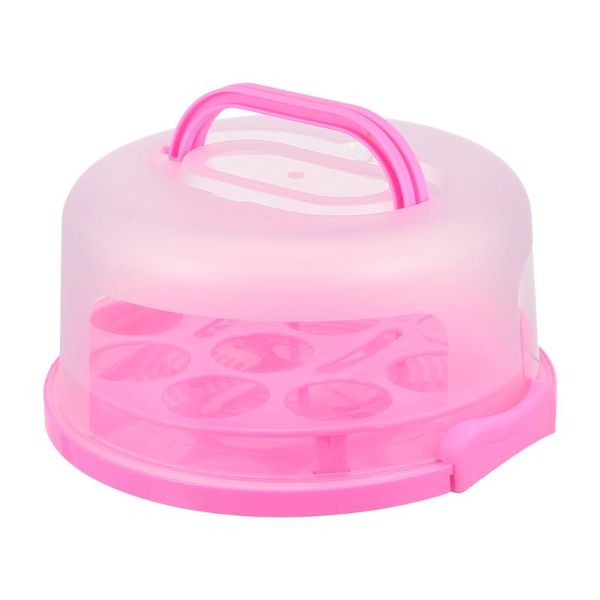 

handle portable cake box reusable packaging baking storage case gift wrap