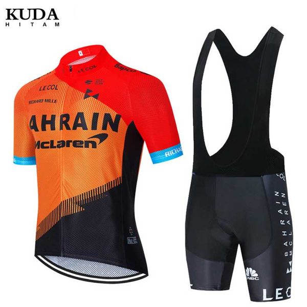 

men's short sleeve summer mountain bike riding clothes dry quickly 2021 mtb jersey racing sets, Black;blue