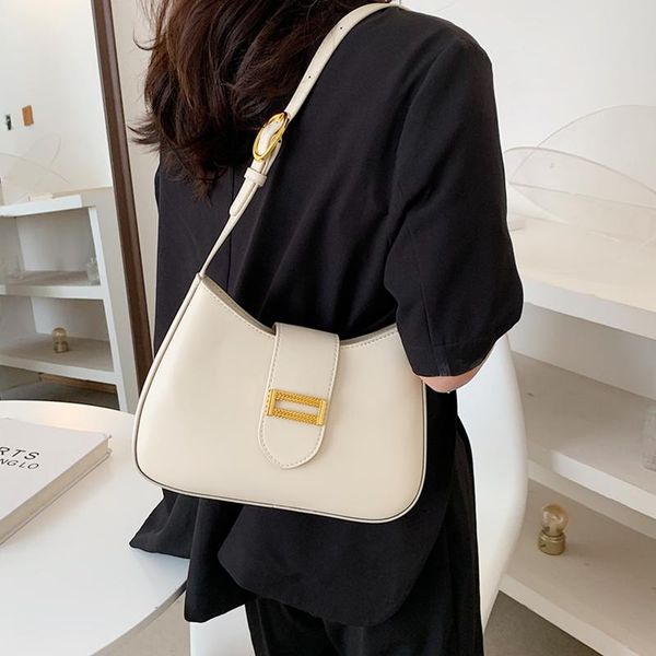 

cross body burminsa half moon shoulder bags for women brand designer hobo girls purses and handbags 2021 white yellow khaki