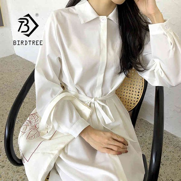 

long sleeve shirt dress women casual party solid color single-breasted spring a-line woman dresses d12101x 210419, Black;gray