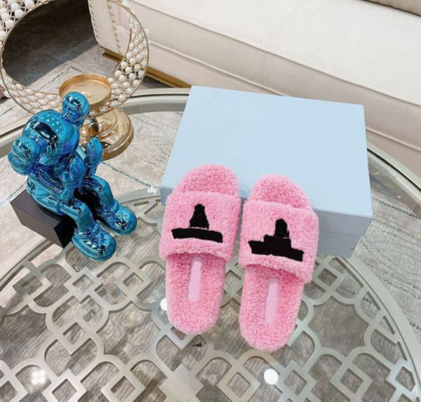 

the latest autumn and winter high-end soft women's slippers designer fashionable noble full anti slip sandals 35-41, Black