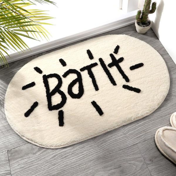 

bath mats adorehouse floor mat shower bathroom carpet non-slip soft plush rug washable toilet decor home accessories