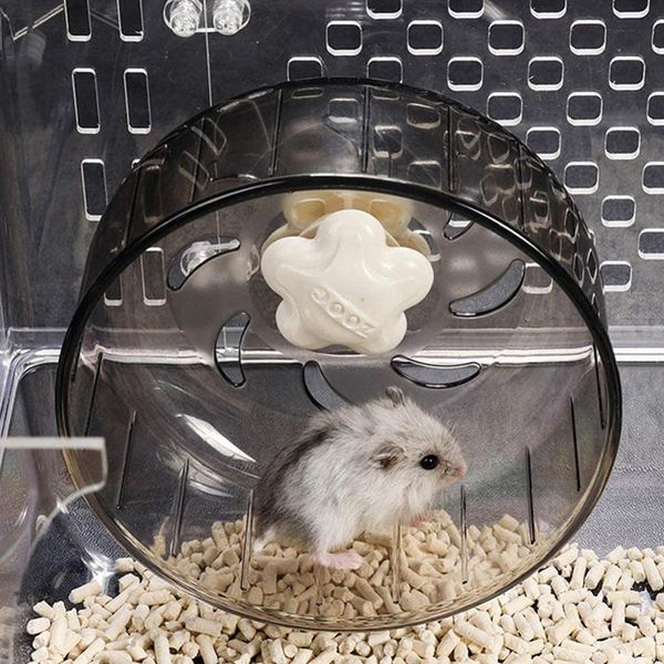 

small animal supplies hamster running wheels transparent wheel jogging treadmill silent pet 2021