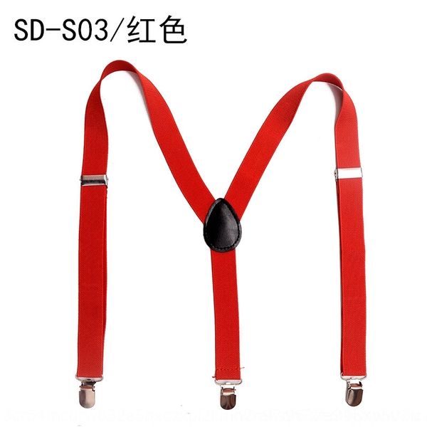 

KER striped suspenders suspenders adult pants clip men's and sling shoulder strap shoulder strapwomen's 3-clip tape, Black;white