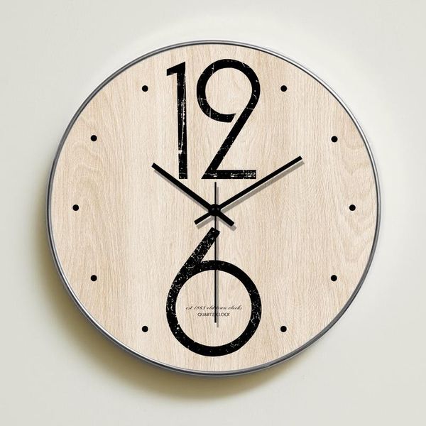 

wall clocks modern minimalist home clock living room bedroom nordic decor silent