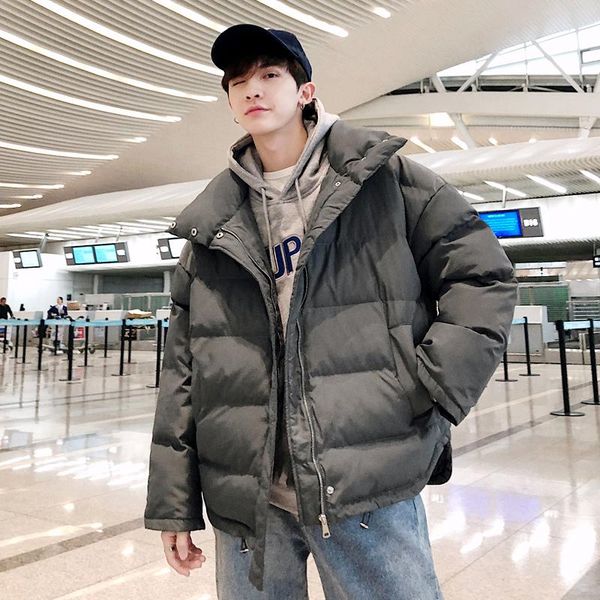 

men's down & parkas 2021 high-quality casual bread clothes open zipper, Black