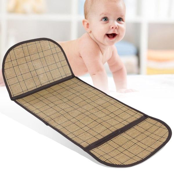 

stroller parts & accessories comfortable baby cool mat breathable pram straw cover healthy cushion seat pad for car natural
