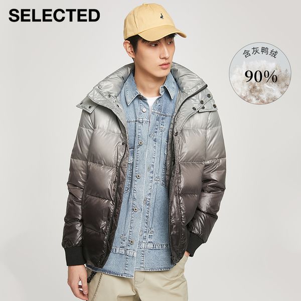 

selection - degraded down et with detachable hoodie, men's winter et, s, 419412521, Black