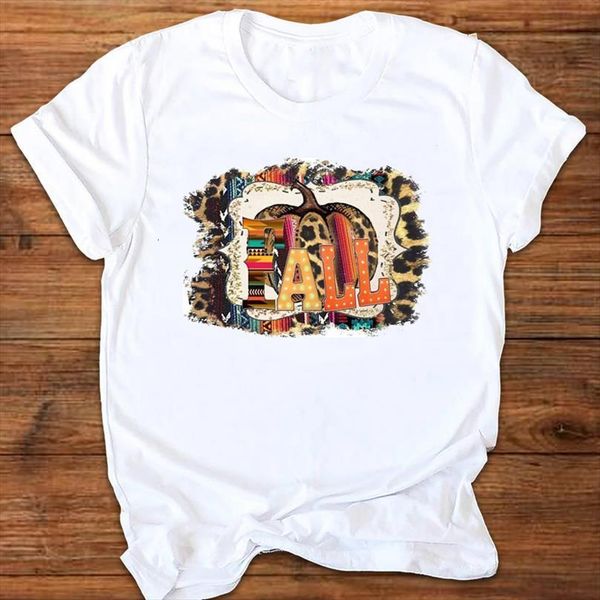 

men graphic leopard pumpkin thanksgiving fall autumn halloween print clothes t shirt mens lady tees female, White;black