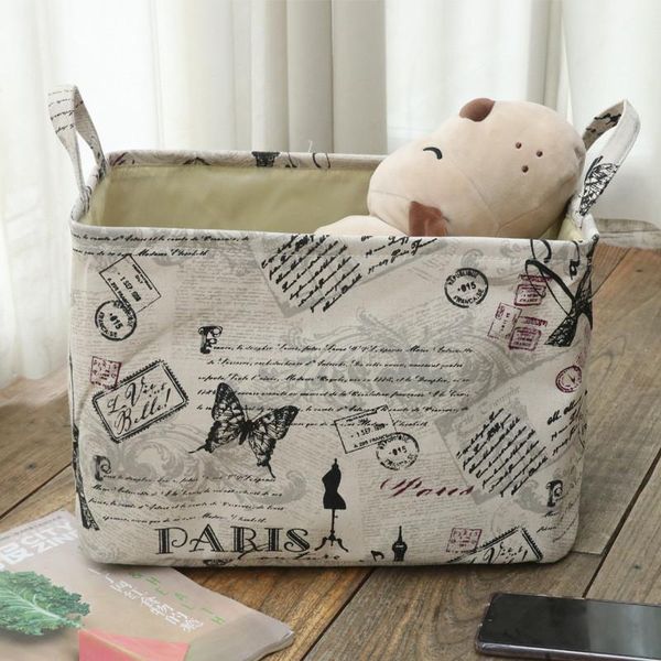 

pcs cotton linen home storage basket life clothing toy clothesp clothes bag bags