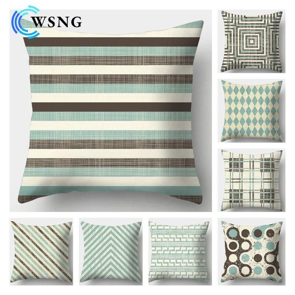 

cushion/decorative pillow plain geometric texture cushion cover 45x45cm polyester decorative living room bedroom sofa bed decoration