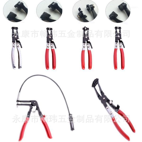 

curved bendable + straight throat tube bundle clamp pipe wrench calipers , hose clamps pliers auto repair tool11