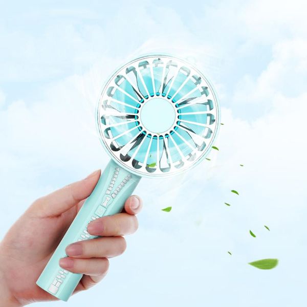 

electric fans rechargable creative mini fan cooler handheld usb hand portable table 3 gears voice reduced
