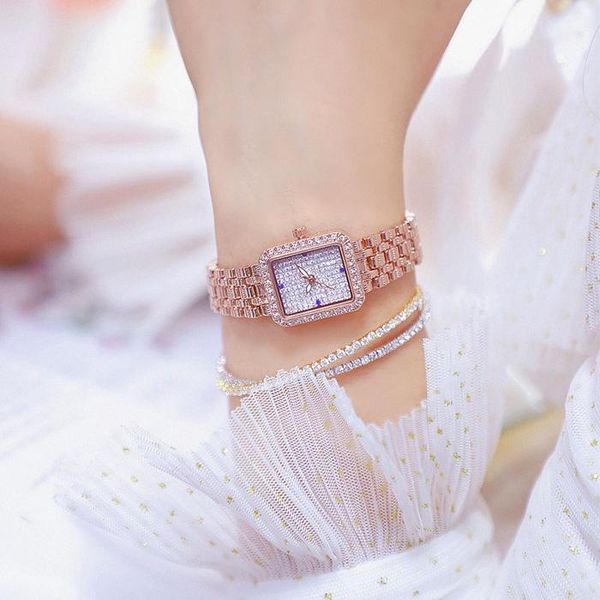 

wristwatches latest design diamond watch quartz women's watches bracelet watchbands not mechanical synoke luxury, Slivery;brown